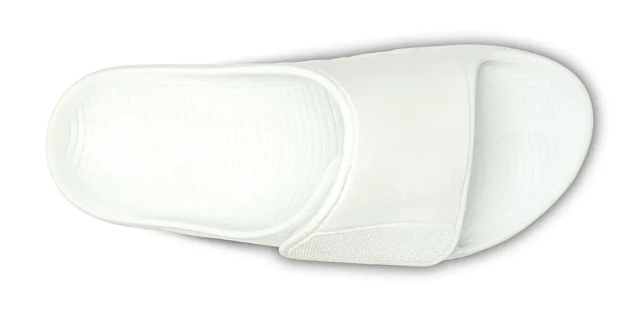 OOahh Flex Sport Adjustable Slide in White CLOSEOUTS