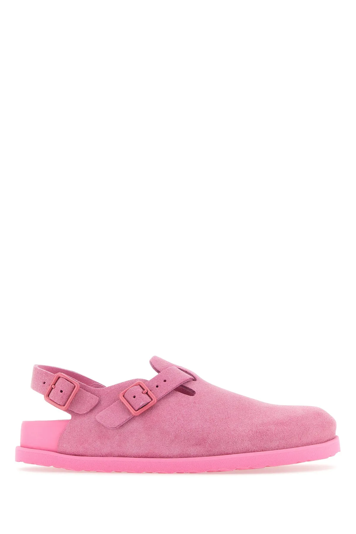 Pink suede Tokyo slippers