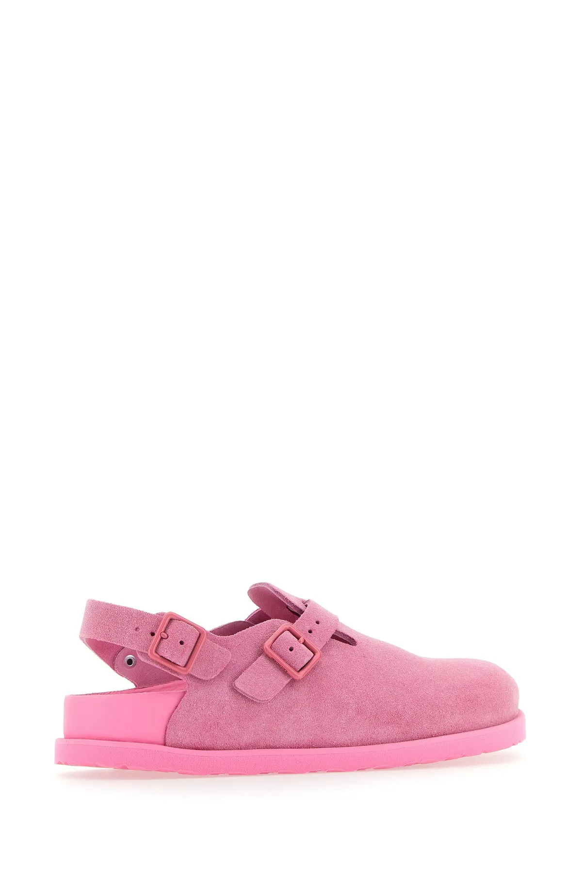 Pink suede Tokyo slippers