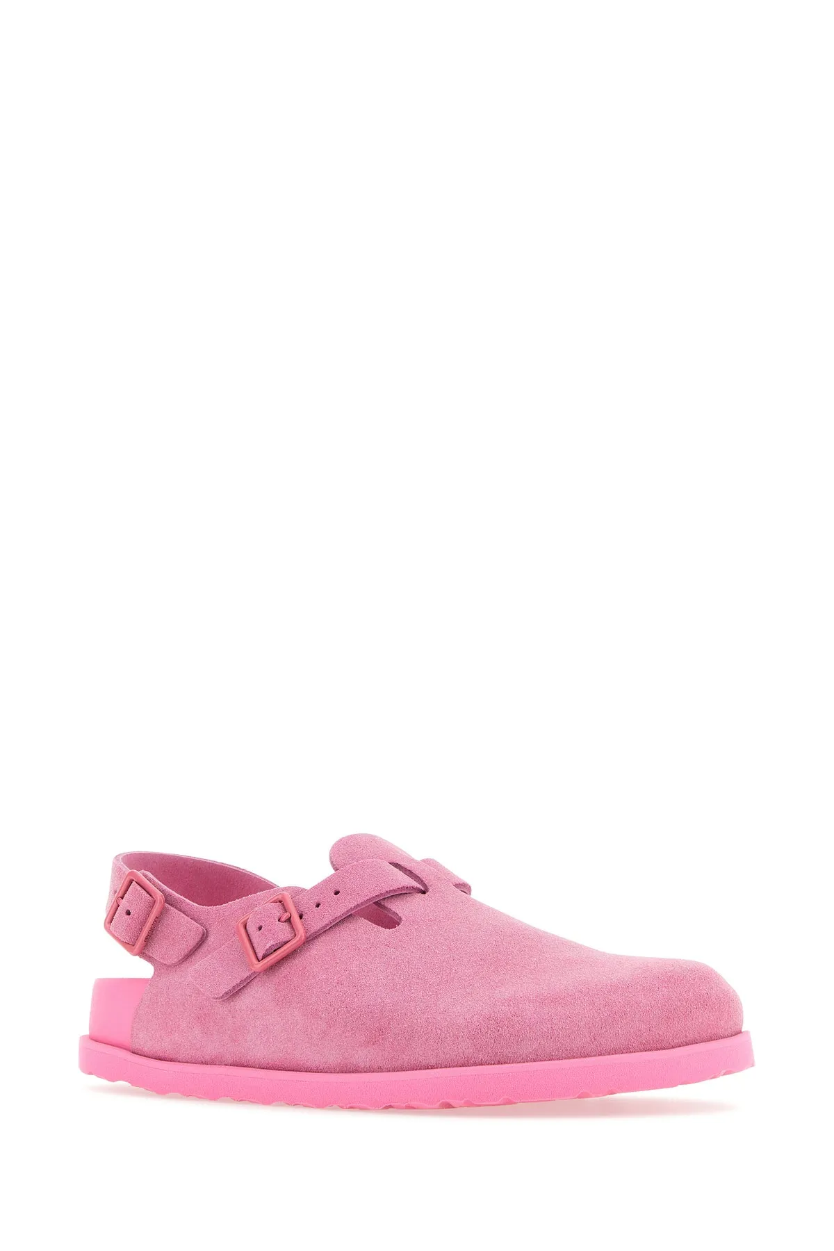 Pink suede Tokyo slippers