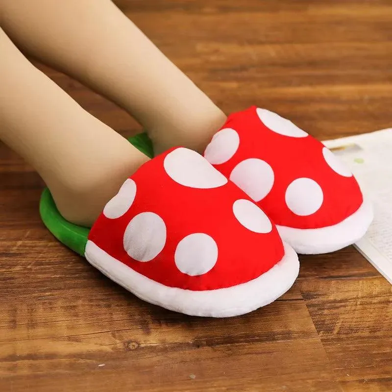Piranha Plant Slippers – Fun and Cozy Novelty Slippers
