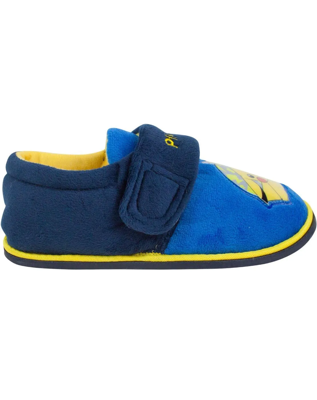 Pokemon Pikachu Character Blue Boy's Slippers