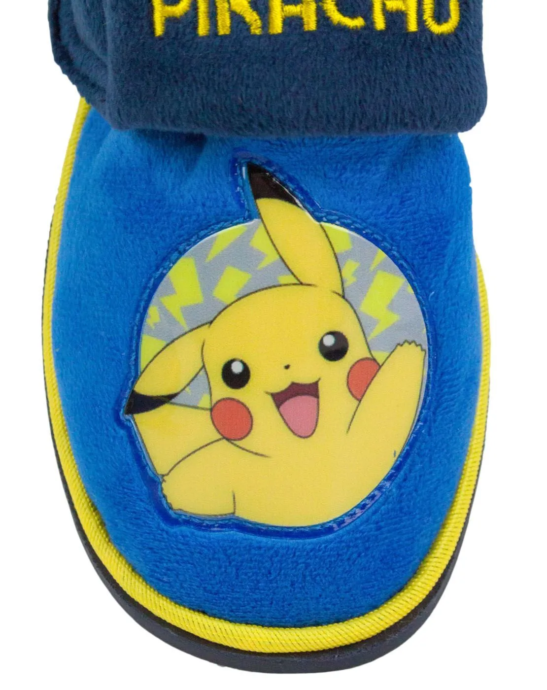 Pokemon Pikachu Character Blue Boy's Slippers