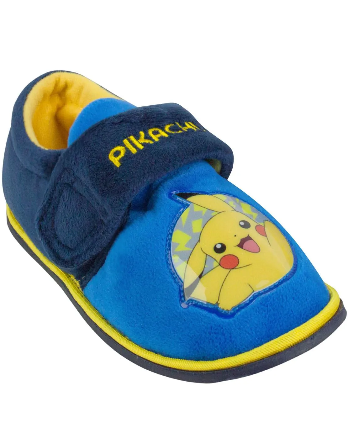 Pokemon Pikachu Character Blue Boy's Slippers