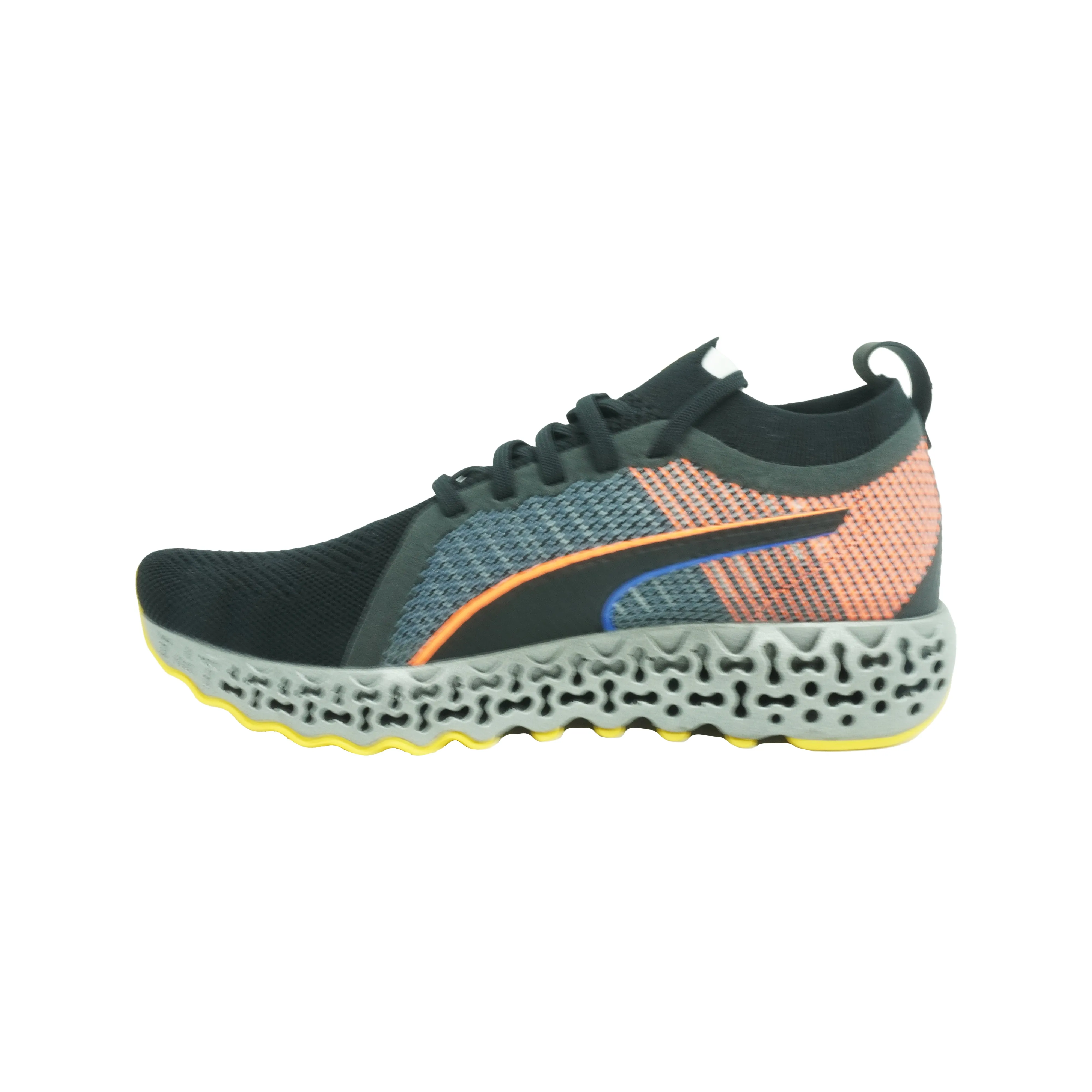 Puma Men's Select Calibrate Runner Mono Athletic Shoes Black Orange
