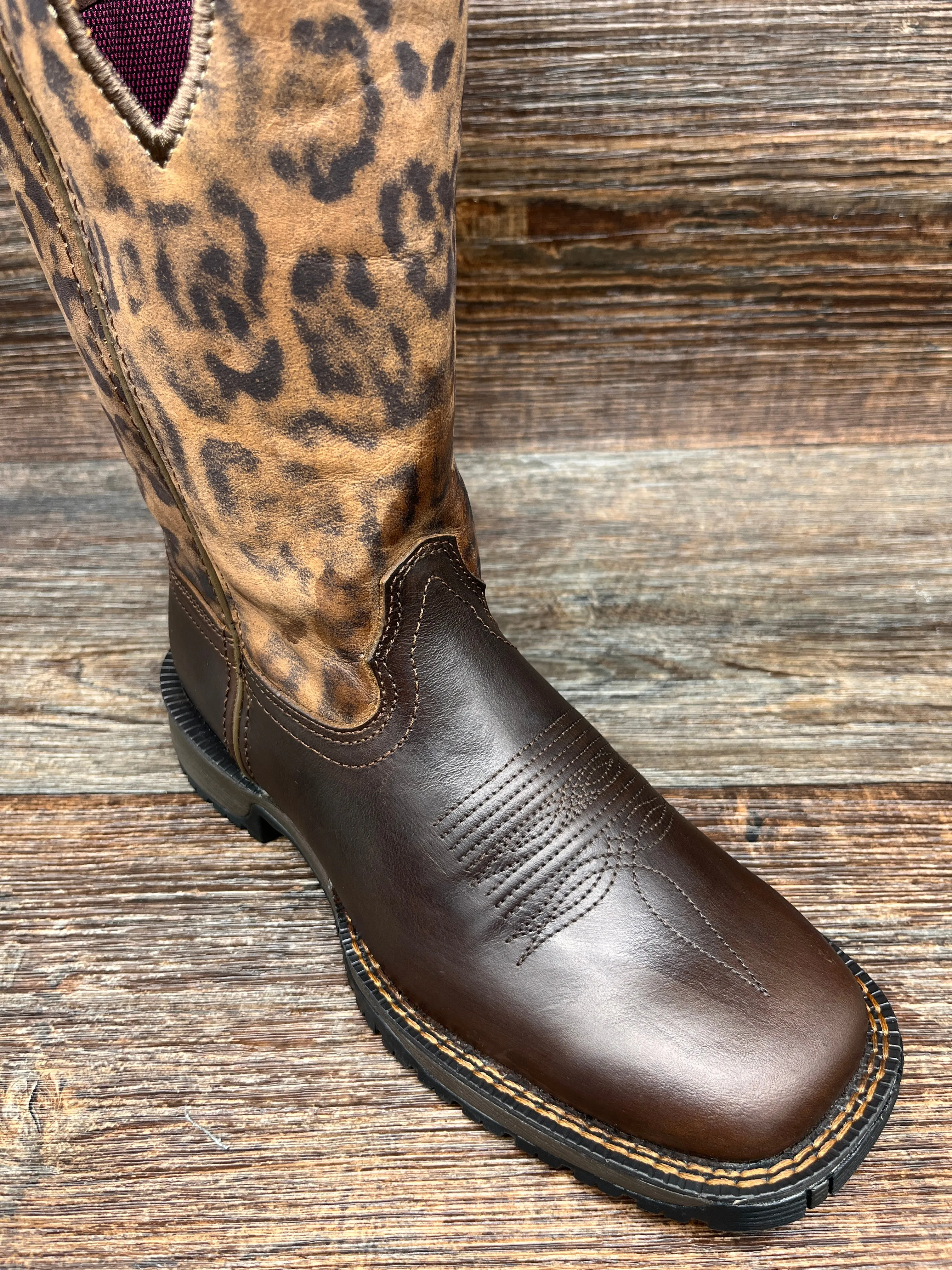 rkw0404 Women's Rosemary Square Toe Western/Work Boot by Rocky