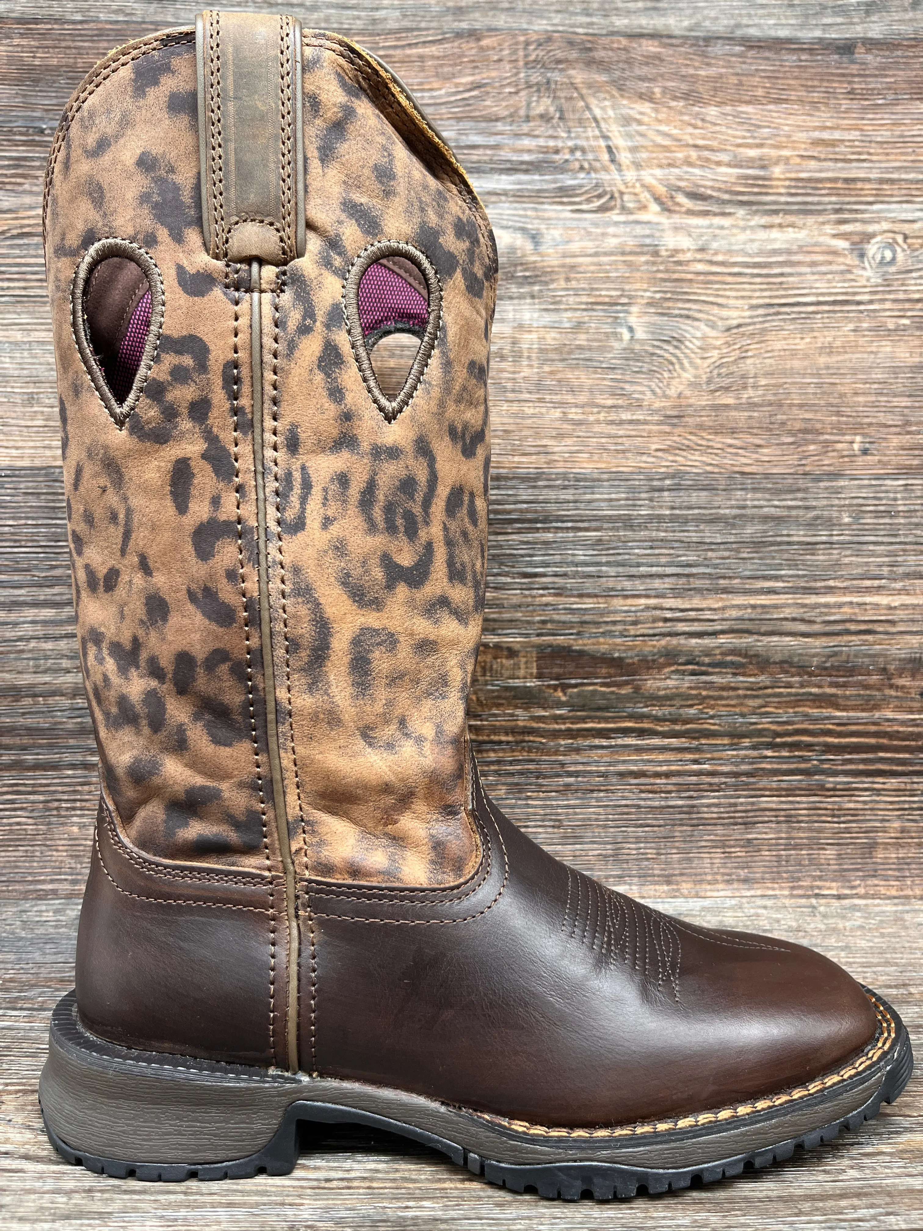 rkw0404 Women's Rosemary Square Toe Western/Work Boot by Rocky