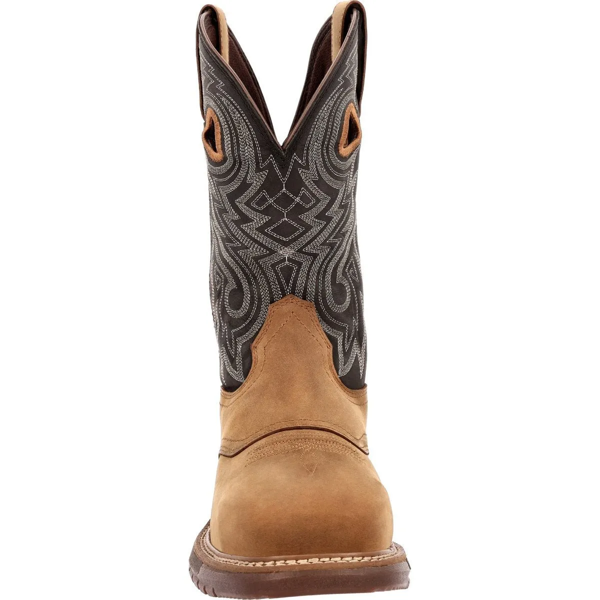Rocky Original Ride Flx Men's Waterproof Composite Toe Western Boots Rkw0391 In Brown