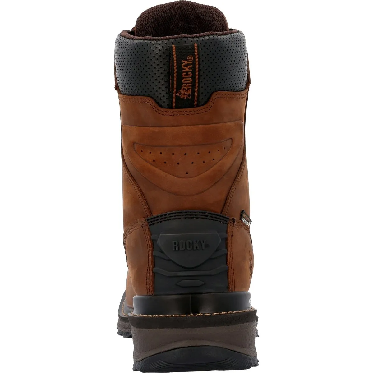 Rocky Rams Horn Men's Composite Toe Western Boots Rkw0407 In Brown