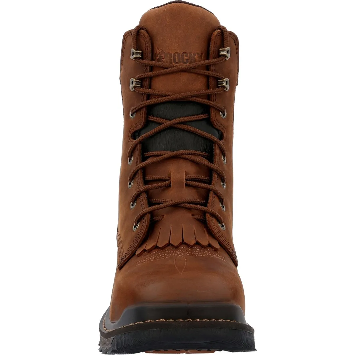 Rocky Rams Horn Men's Composite Toe Western Boots Rkw0407 In Brown