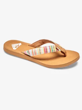 Roxy Porto Raffia Sandal-Multi
