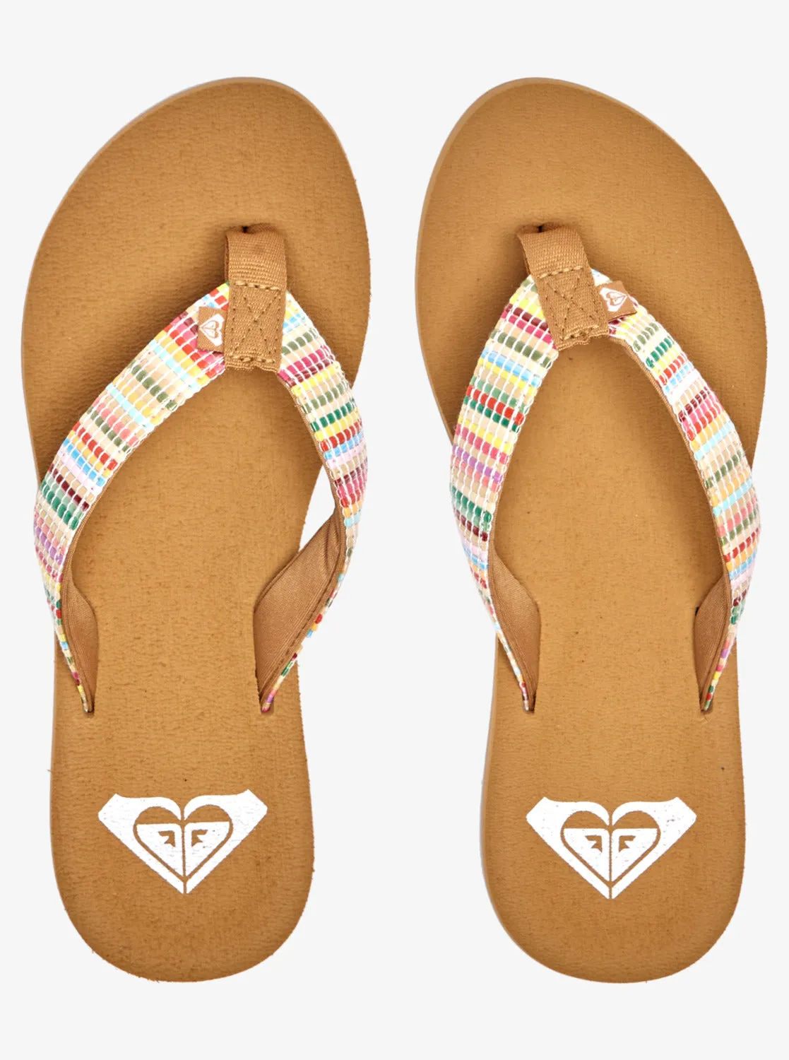 Roxy Porto Raffia Sandal-Multi