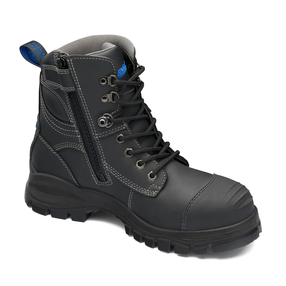 Safety Boot - 150mm Ankle Zip Lace Up