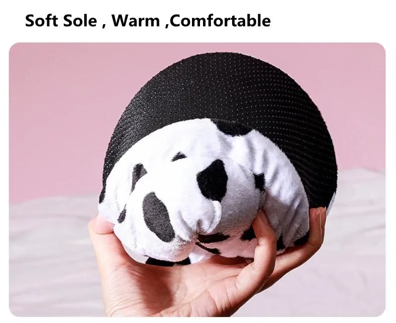 Soft Cow Plush Slippers