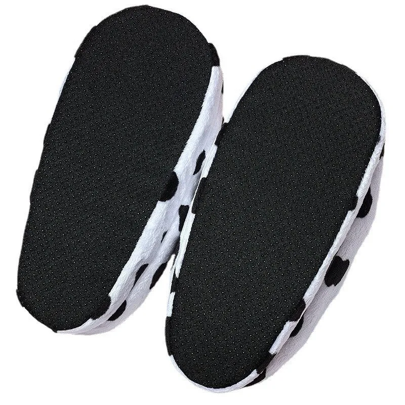 Soft Cow Plush Slippers