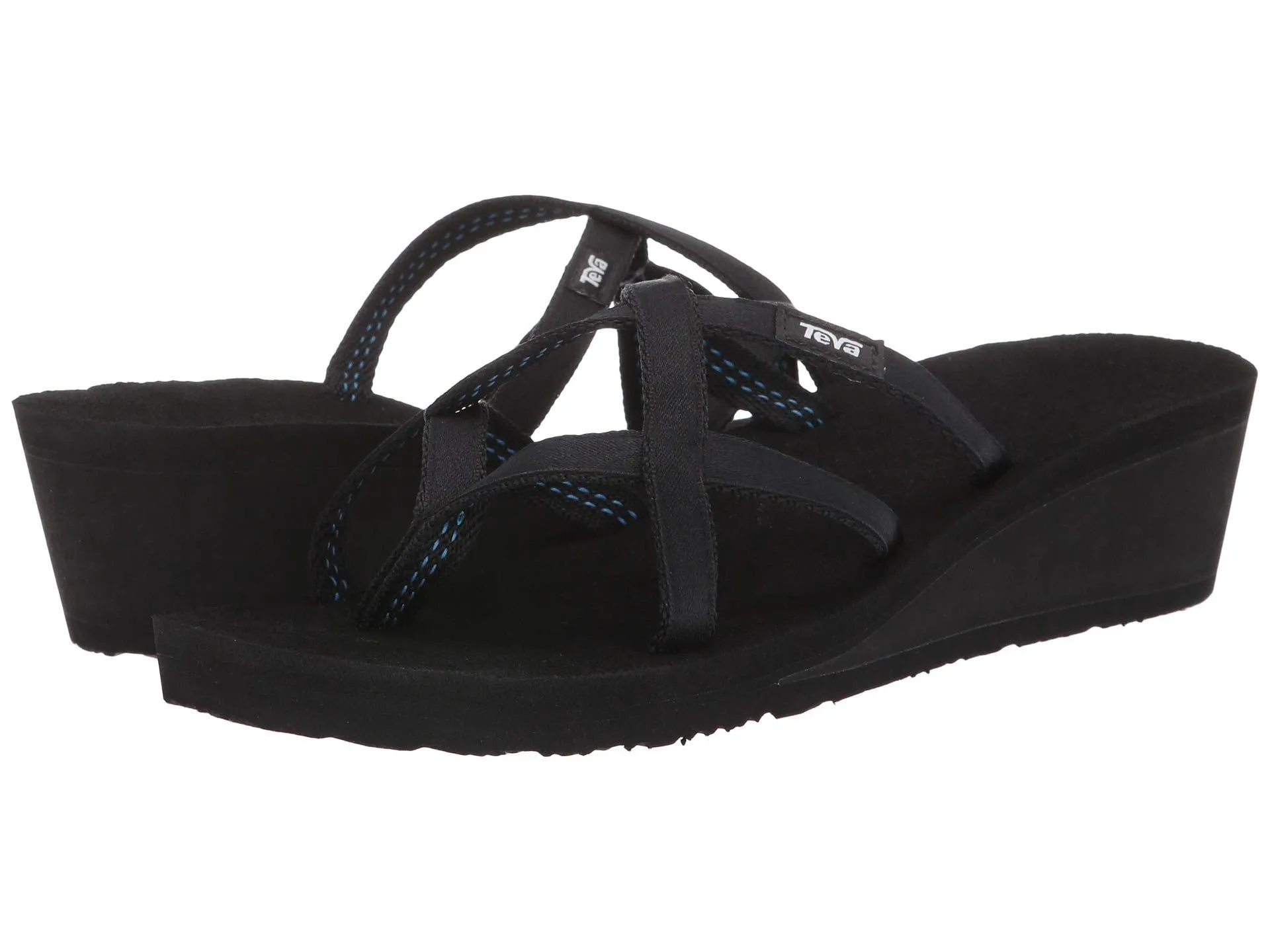Teva MUSH MANDALYN WEDGE OLA 2 Wedge Sandals 1000099 BLACK