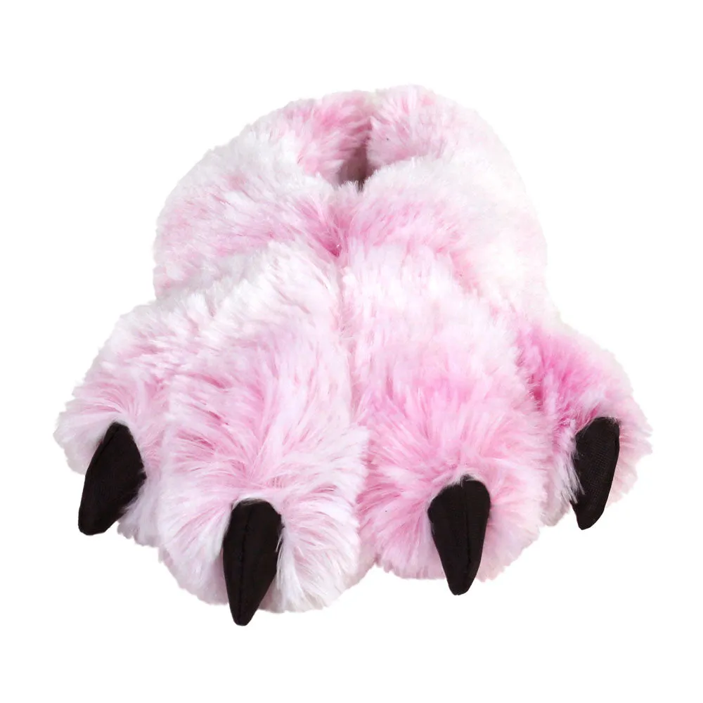Toddler Slippers JulesRoche Soft Plush Pink Tiger Design