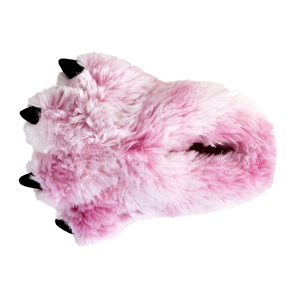 Toddler Slippers JulesRoche Soft Plush Pink Tiger Design