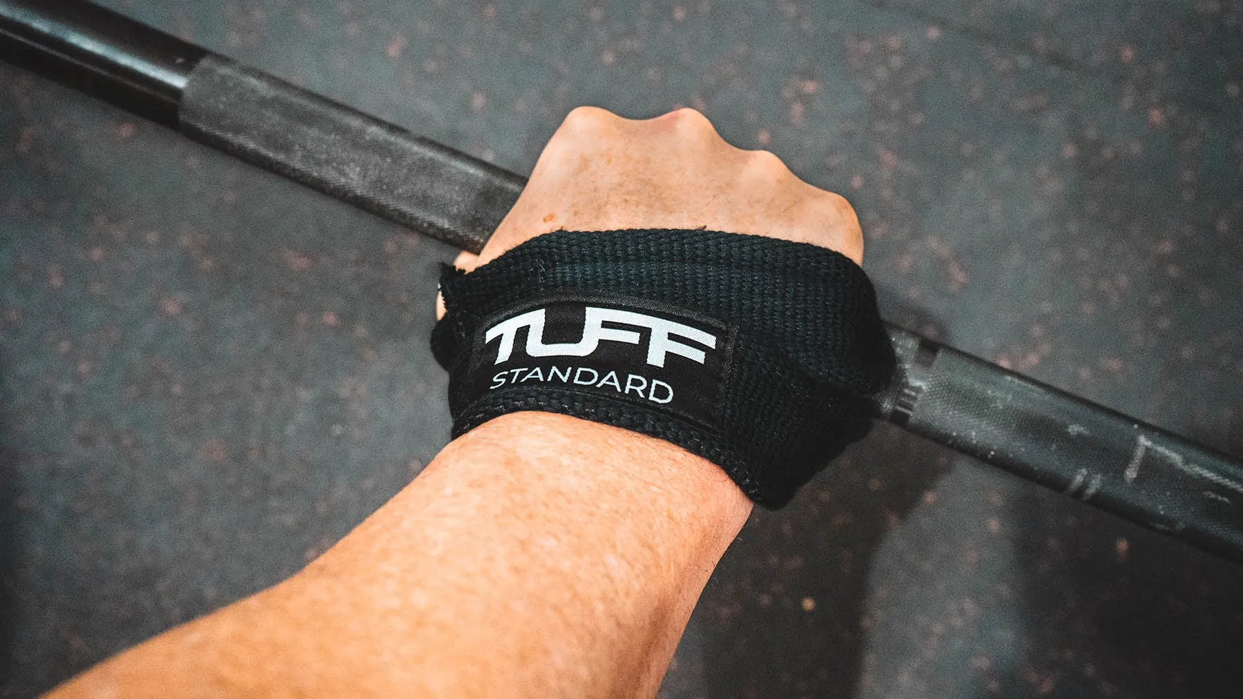 TUFF Figure 8 Lifting Straps | Heavy Duty Weightlifting Straps