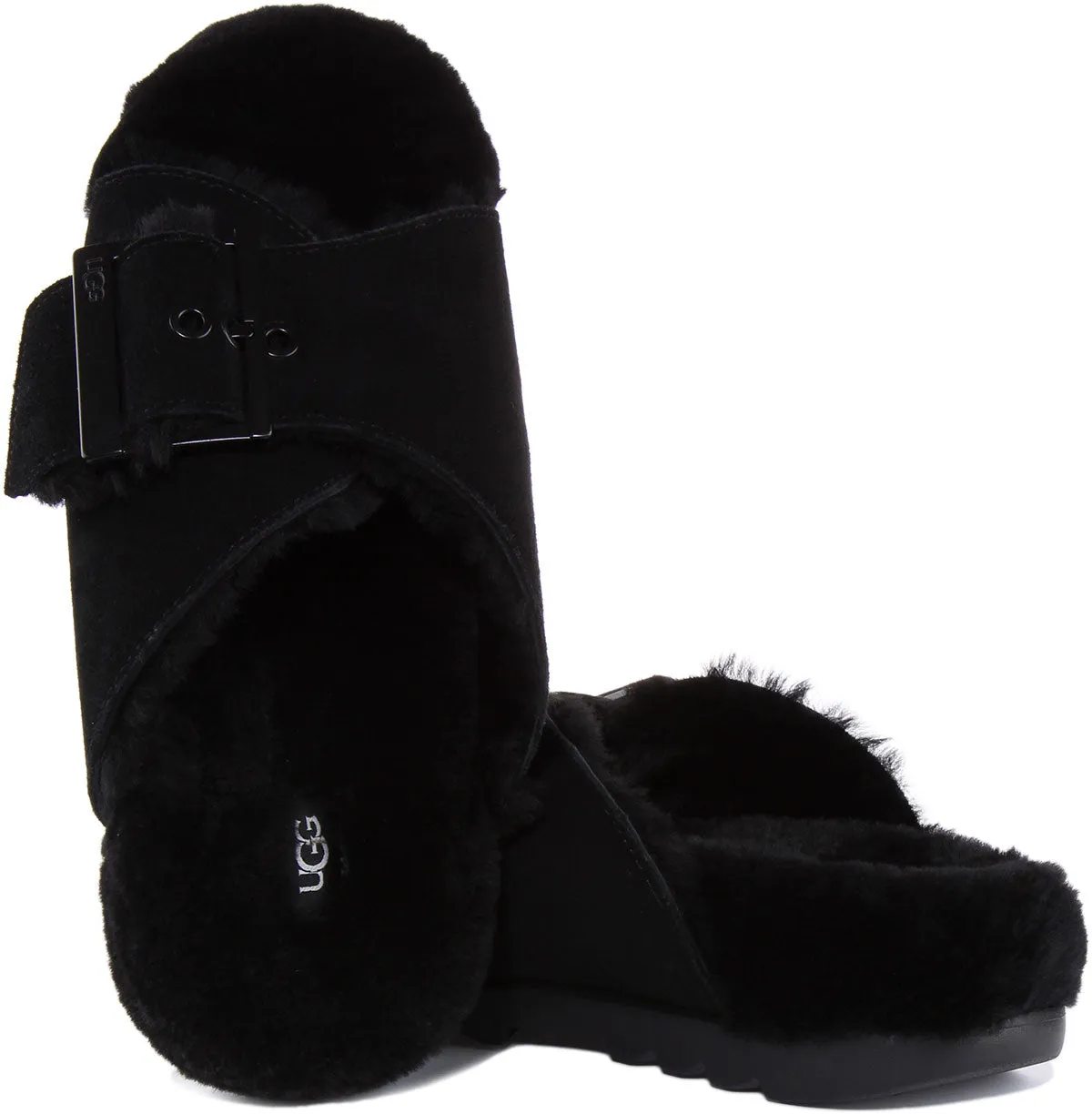 Ugg Australia Oustide Bucke In Black For Women