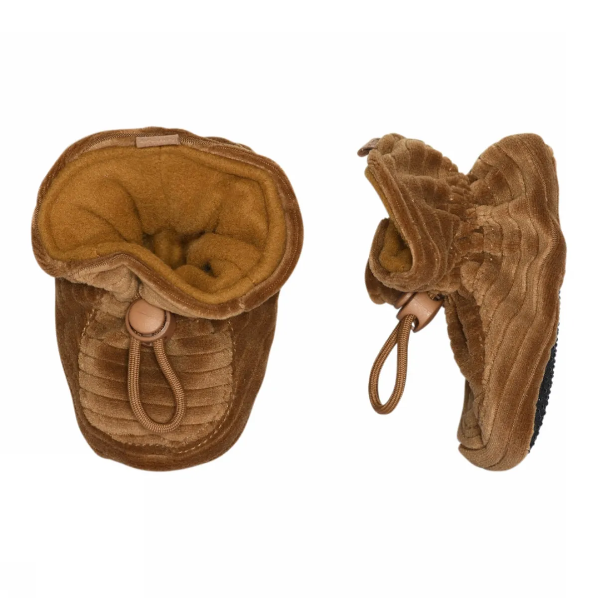 Velvet textile slippers