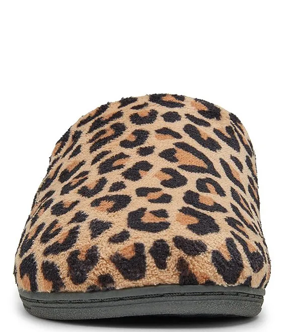 Vionic Women's Gemma Mule Slippers - Natural Leopard 10011247