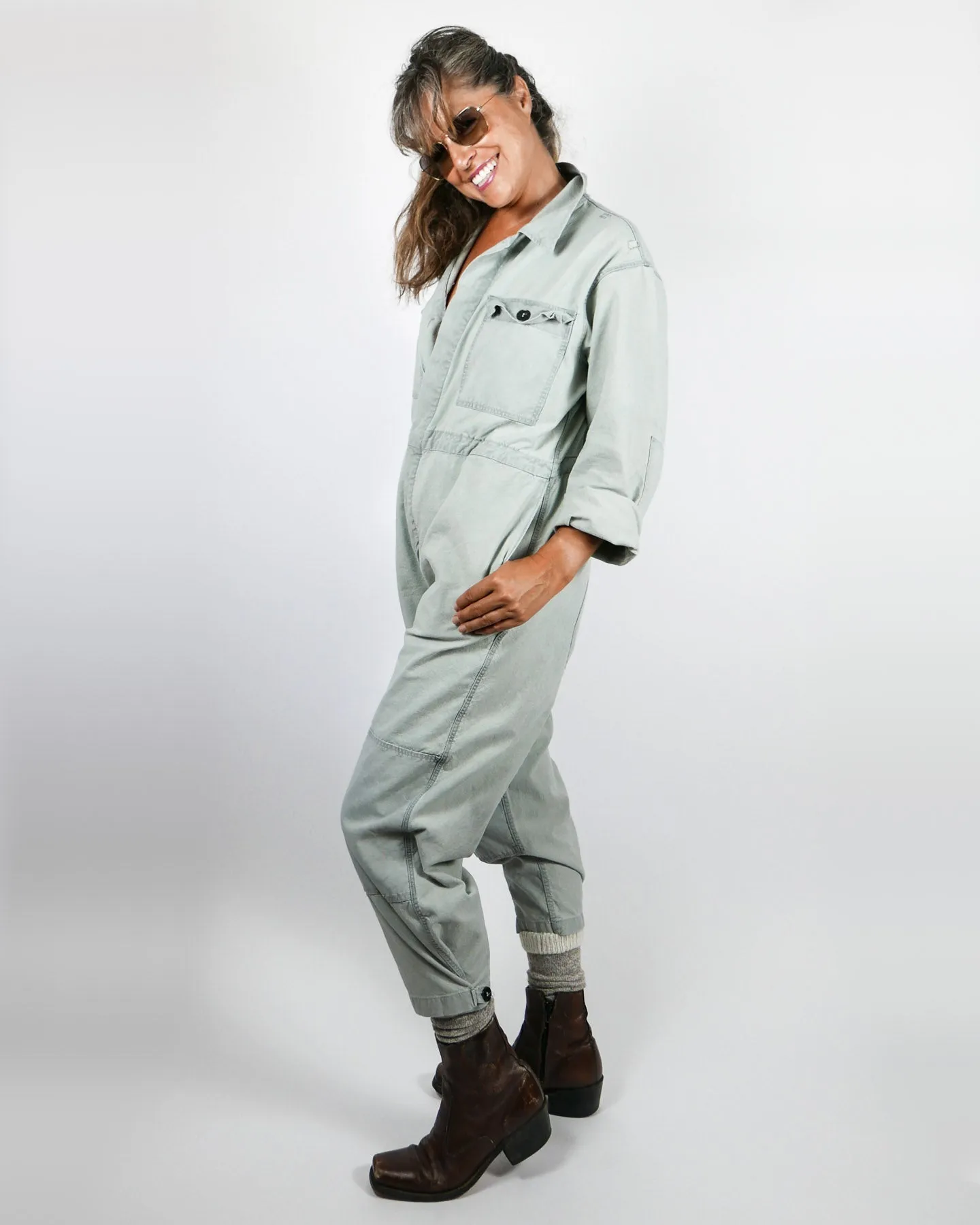 Washed Coveralls